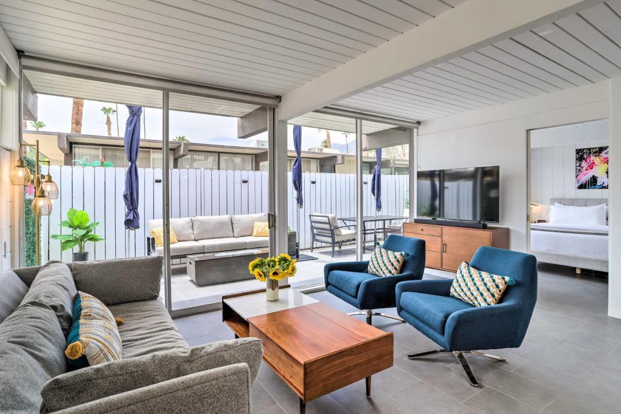 Mid-Century Palm Springs Bungalow With Patio! Zewnętrze zdjęcie